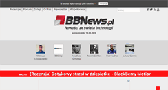 Desktop Screenshot of bbnews.pl